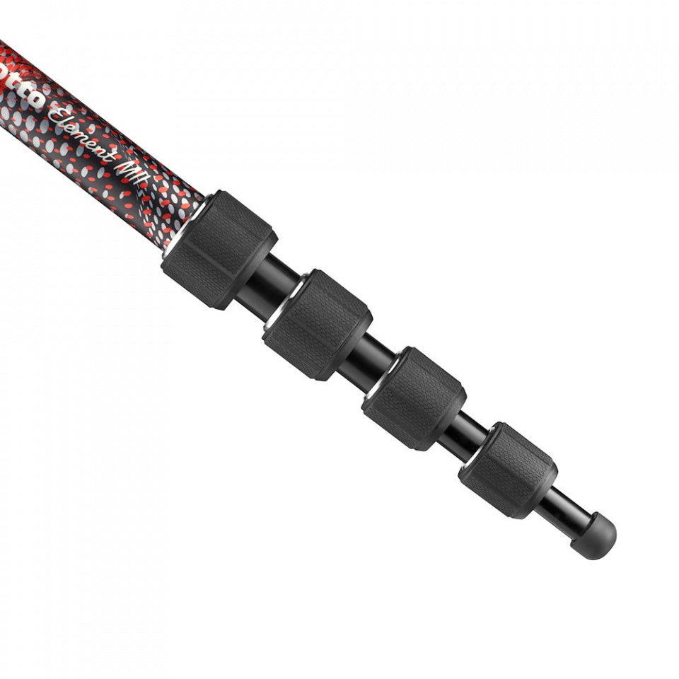 Manfrotto Element MII Aluminium Monopod Red