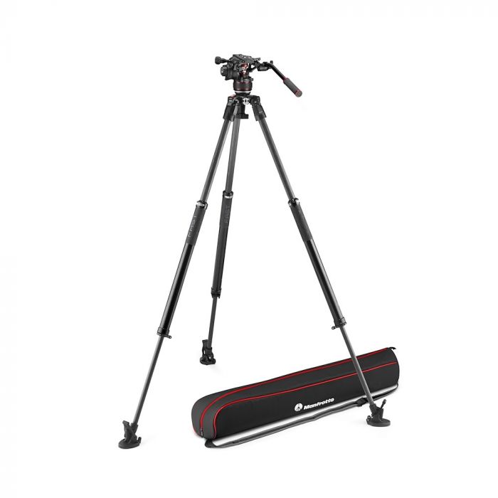 Manfrotto Nitrotech 608 with 635 Fast Single Leg Carbon Tripod