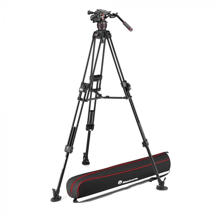 Manfrotto Nitrotech 608 with 645 Fast Twin Aluminium Tripod