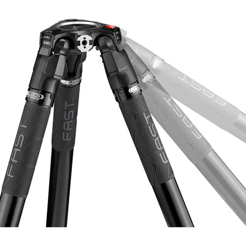 Manfrotto 504X Fluid Video Head with 635 Fast Carbon Single Leg Tripod