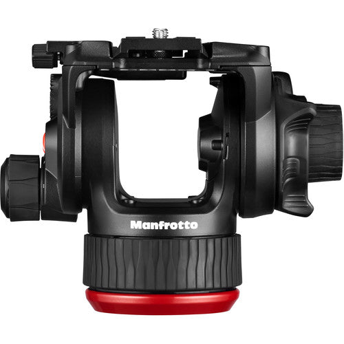 Manfrotto 504X Fluid Video Head with Carbon Twin Leg Tripod with Mid Spreader