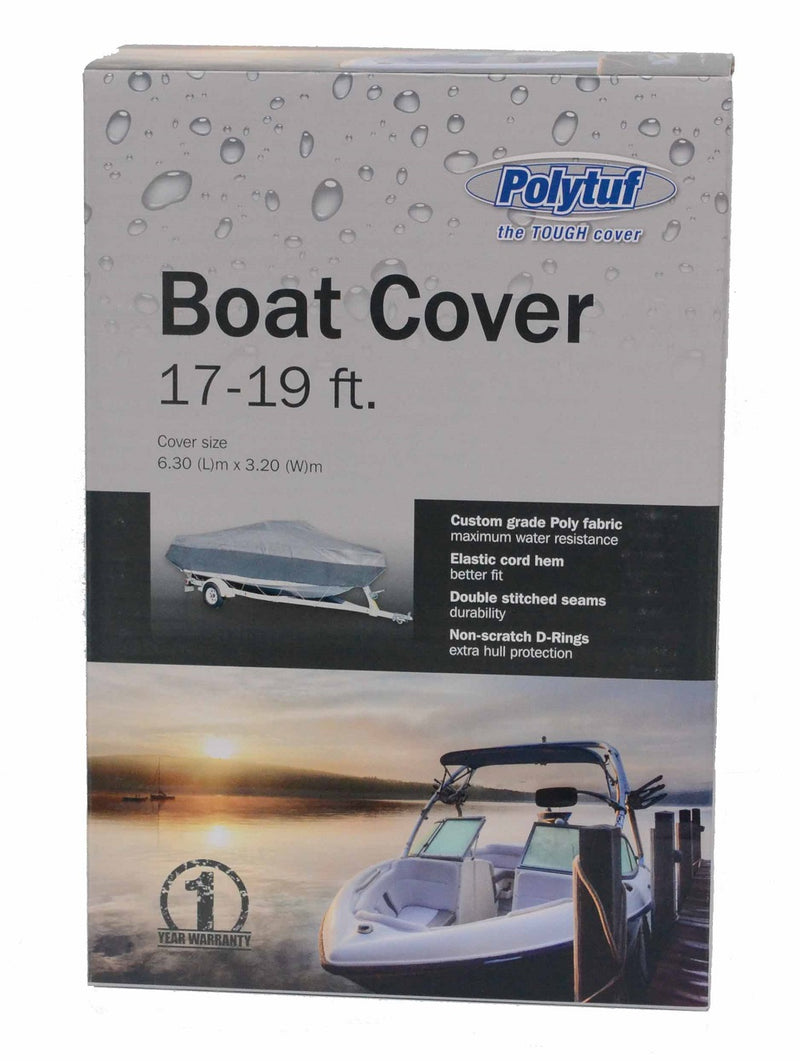 Polytuf Boat Cover Silver