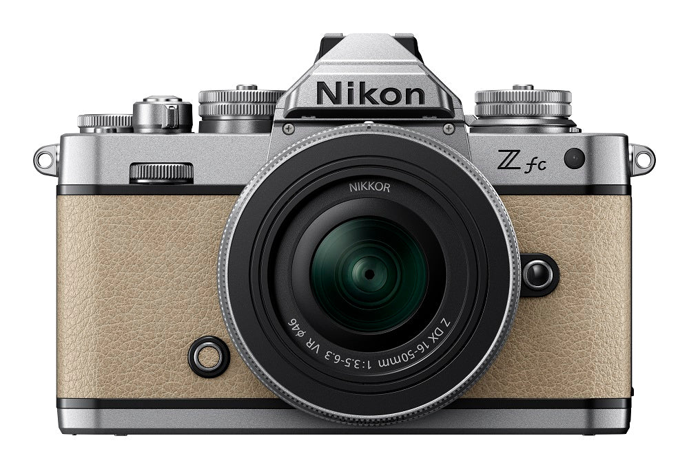 Nikon Z FC Sand Beige with Nikkor Z DX 16-50mm VR Silver