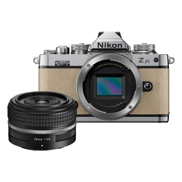 Nikon Z FC Sand Beige with Nikkor Z 28mm F2.8 SE