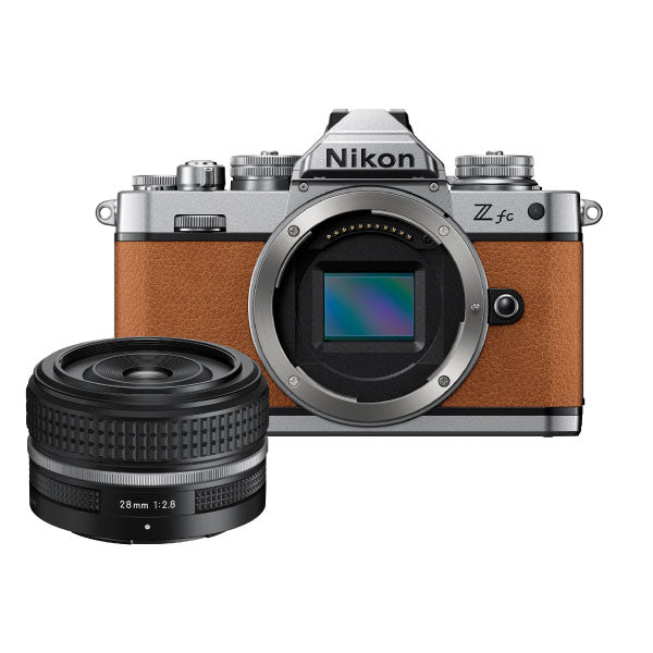 Nikon Z FC Amber Brown with Nikkor Z 28mm F2.8 SE