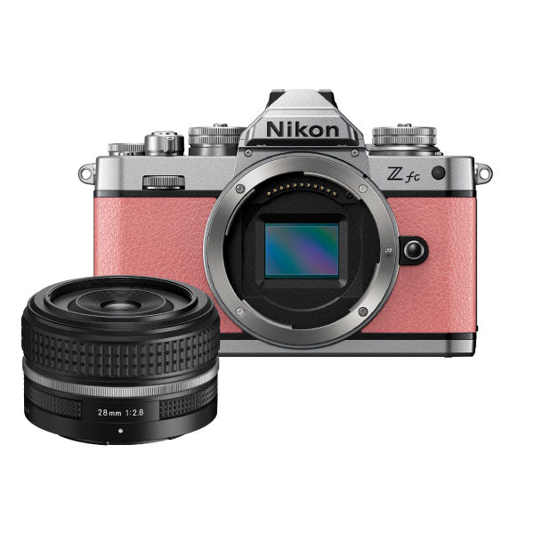 Nikon Z FC Coral Pink with Nikkor Z 28mm F2.8 SE