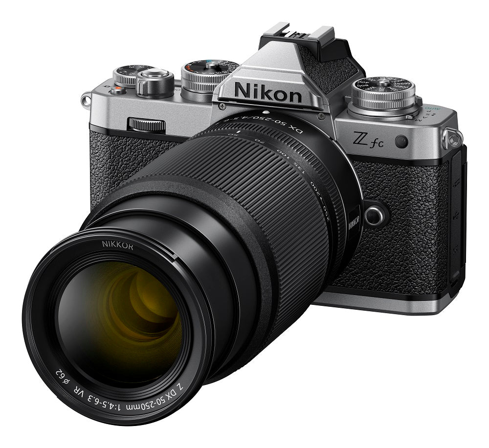 Nikon Z FC Black with Nikkor Z DX 16-50mm VR Silver & 55-250 VR Black