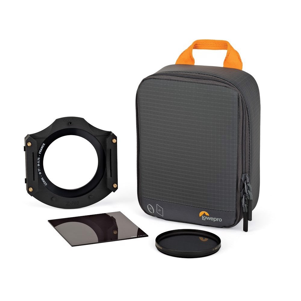 Lowepro Gearup Filter Pouch 100 Dark Grey Green Line