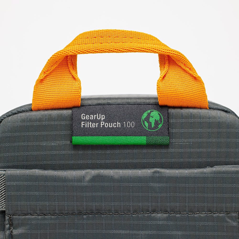 Lowepro Gearup Filter Pouch 100 Dark Grey Green Line