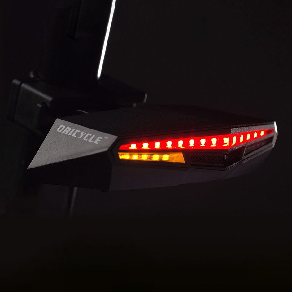 Oricycle C2 Rear Bike Light with Indicator & Virtual Lane