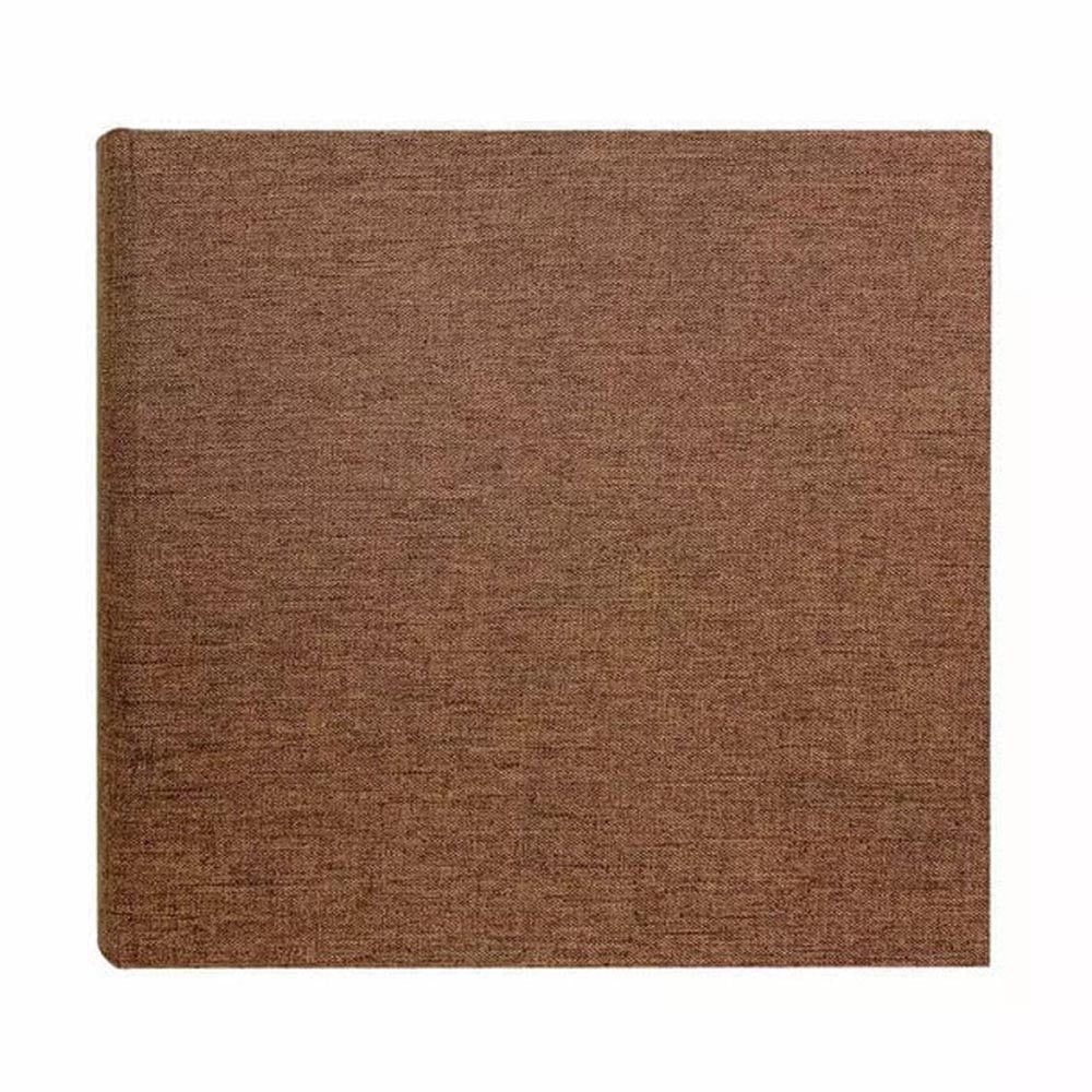 Profile PLUSH Linen Ash Brown 4x6 Slip-In Photo Album