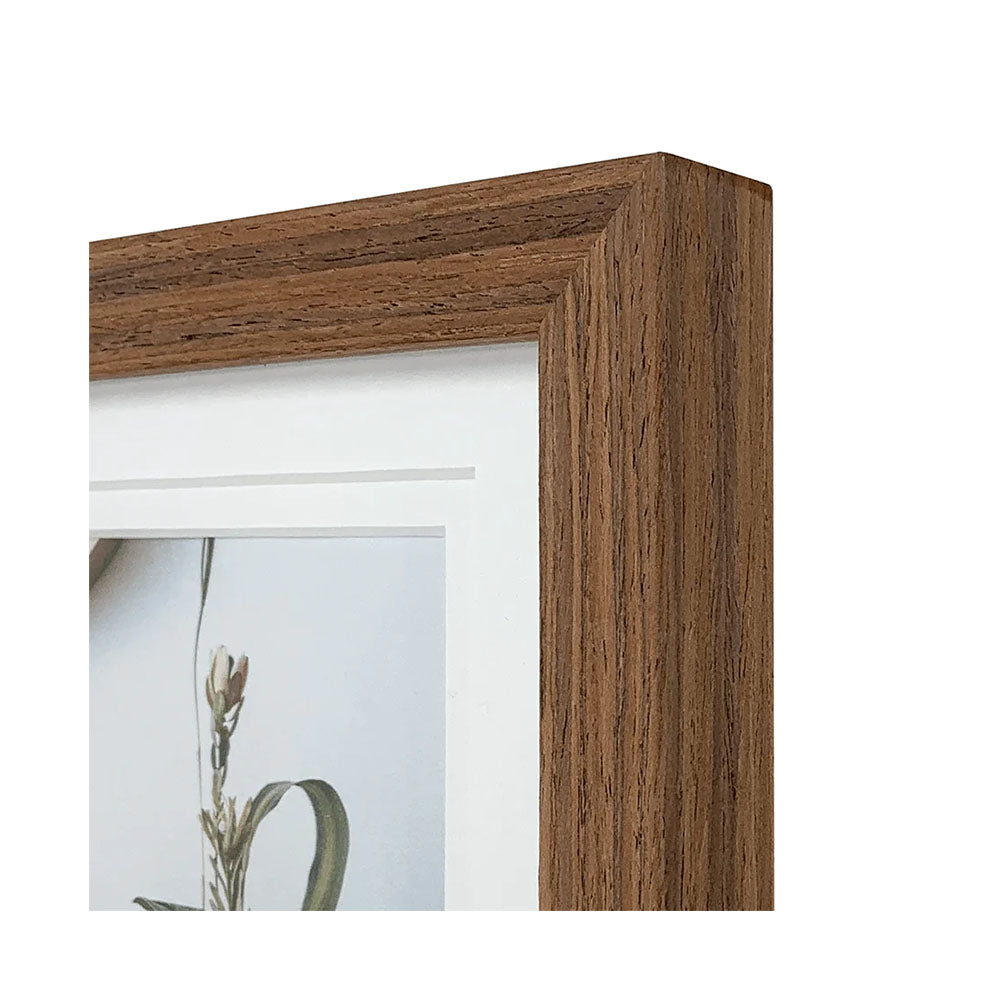 Profile Elegant Deluxe Chestnut Timber Photo Frame Brown 5x7