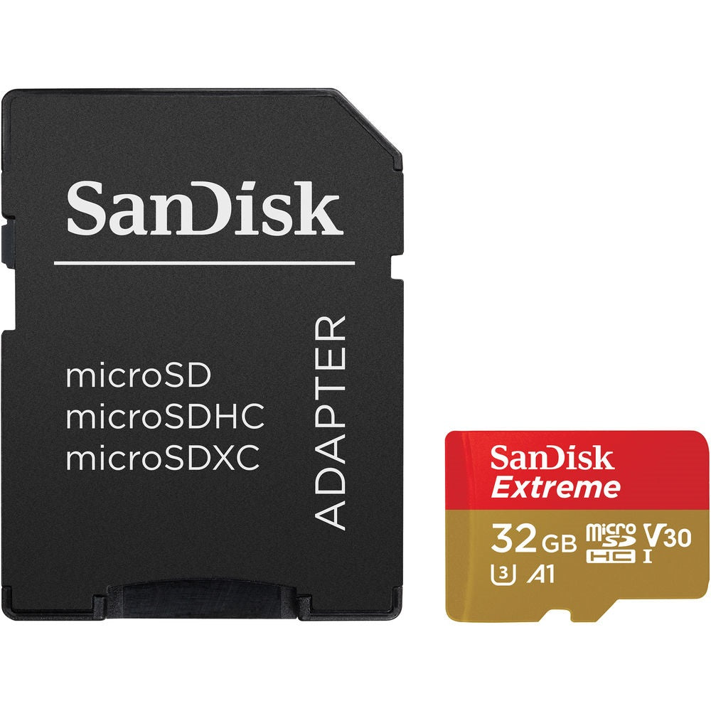 SanDisk Extreme UHS-I microSDXC Memory Card with SD Adapter