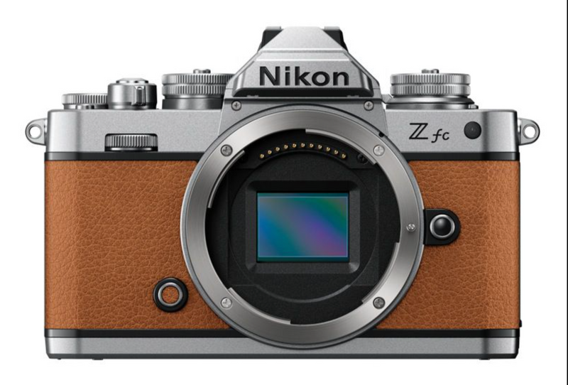 Nikon Z FC Amber Brown with Nikkor Z DX 16-50mm VR Silver