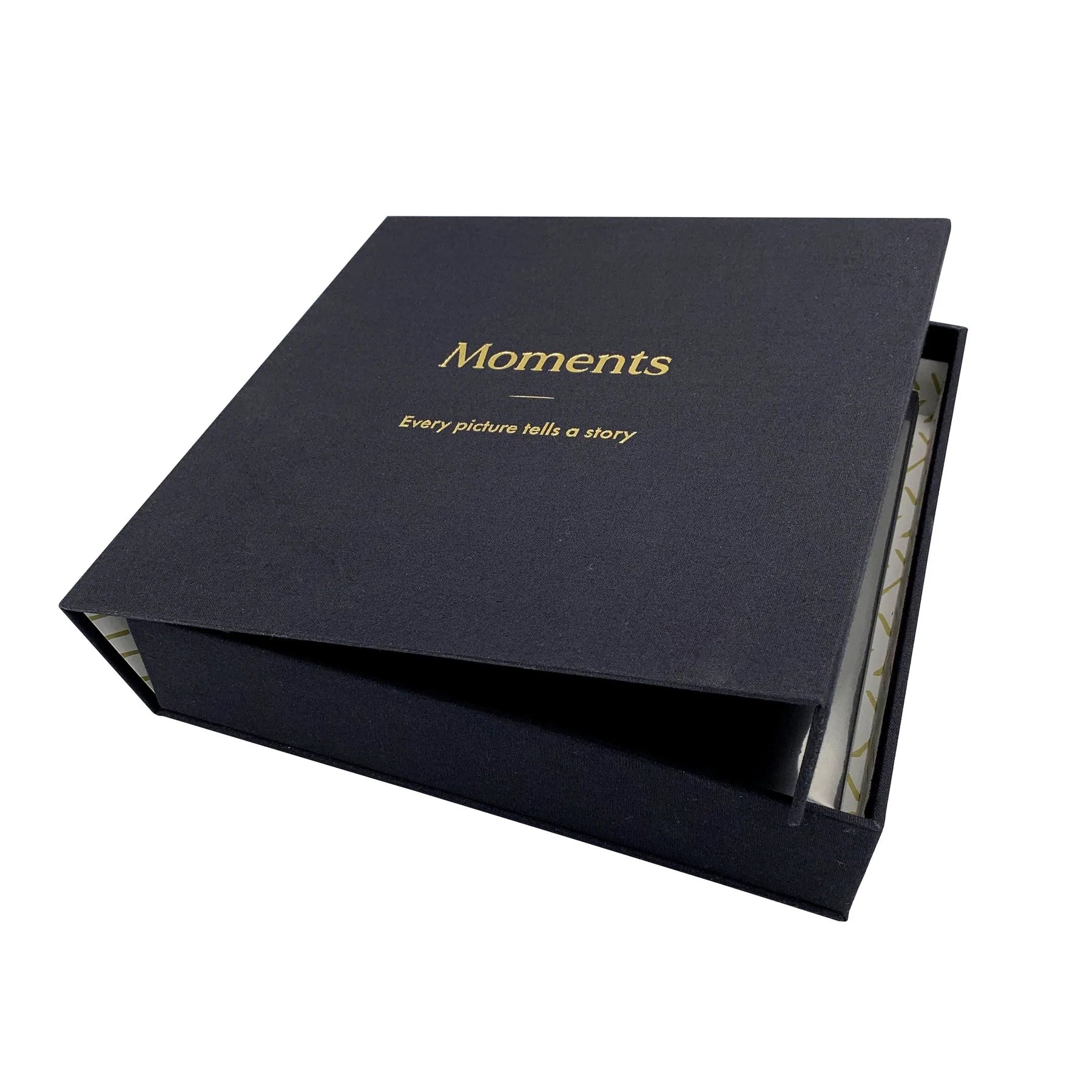 Profile Moments Slip-In Display Photo Album Black 4x6