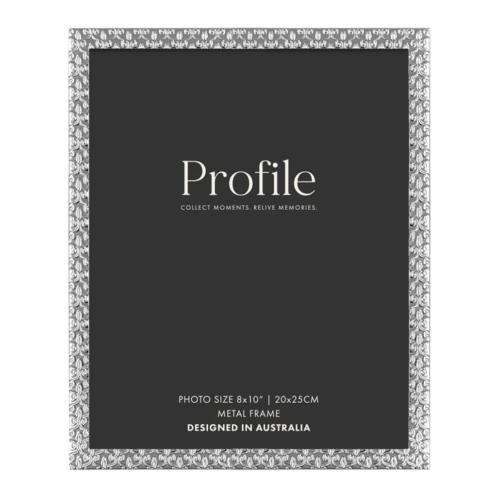 Profile Renaissance Metal Photo Frame Silver