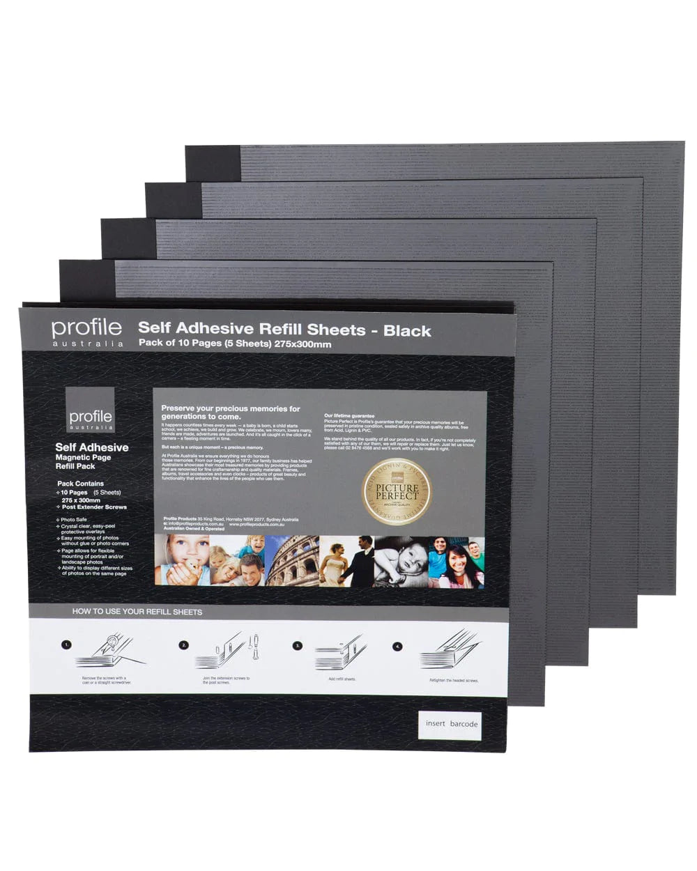 Profile Self-Adhesive Photo Album - Refill Pack